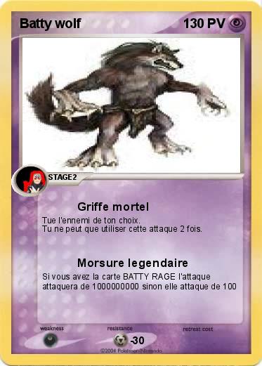 Pokemon Batty wolf