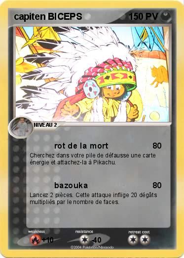 Pokemon capiten BICEPS