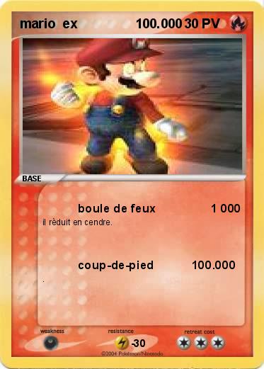 Pokemon mario  ex                100.000