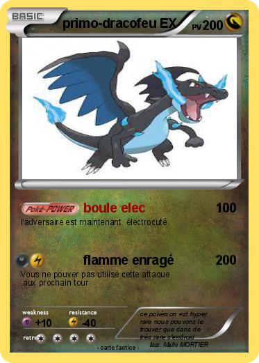 Pokemon primo-dracofeu EX