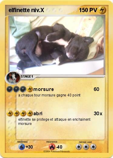 Pokemon elfinette niv.X