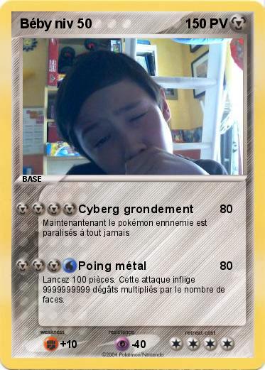 Pokemon Béby niv 50