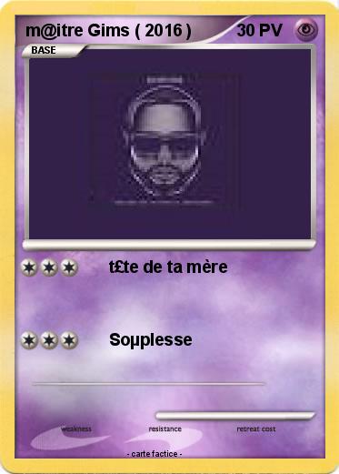 Pokemon m@itre Gims ( 2016 )