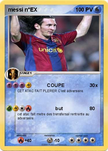 Pokemon messi n°EX