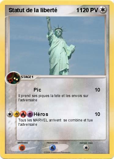 Pokemon Statut de la liberté            1