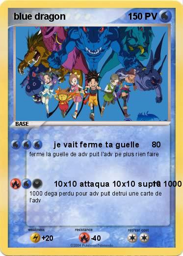 Pokemon blue dragon