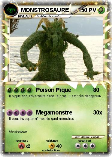 Pokemon MONSTROSAURE