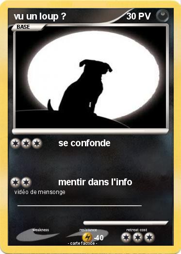 Pokemon vu un loup ?