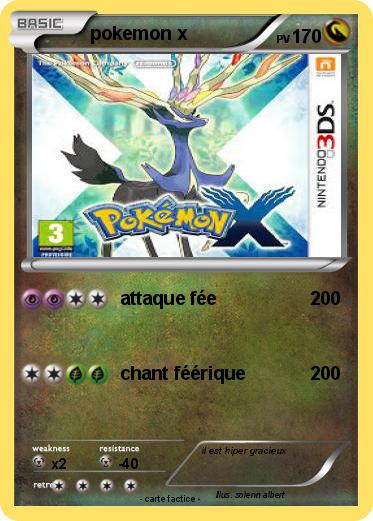 Pokemon pokemon x
