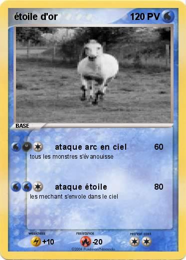 Pokemon étoile d'or