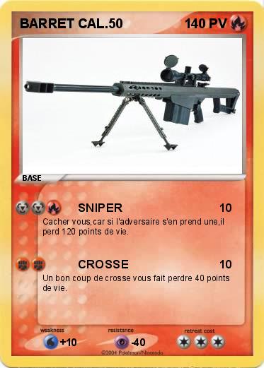 Pokemon BARRET CAL.50
