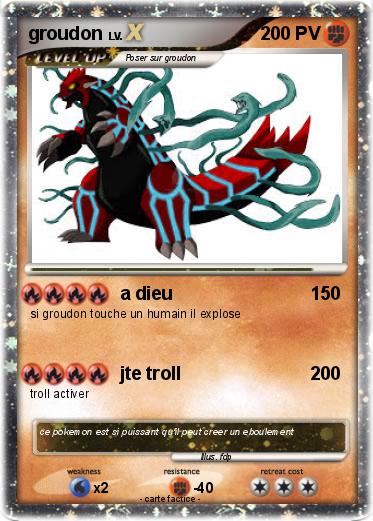 Pokemon groudon