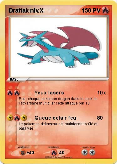 Pokemon Drattak niv.X