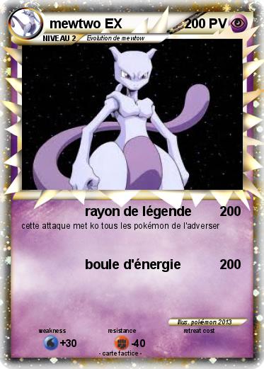 Pokemon mewtwo EX