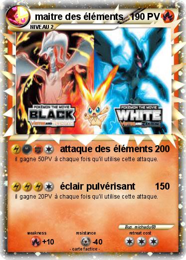Pokemon maitre des éléments