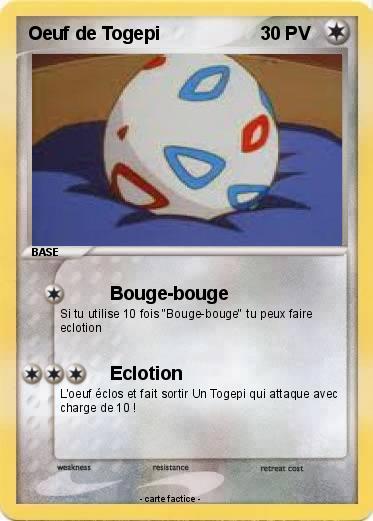 Pokemon Oeuf de Togepi