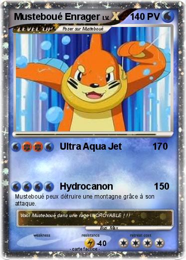 Pokemon Musteboué Enrager