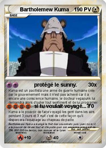 Pokemon Bartholemew Kuma