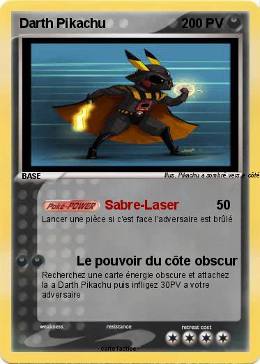 Pokemon Darth Pikachu