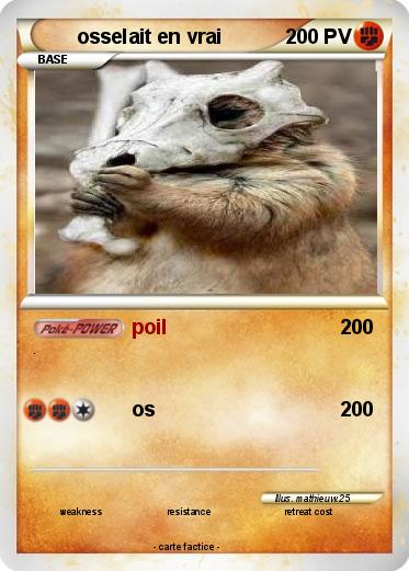 Pokemon osselait en vrai