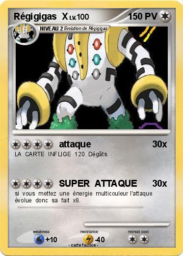 Pokemon Régigigas  X