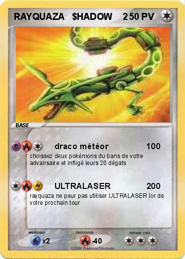 Pokemon RAYQUAZA   $HADOW    2