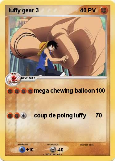 Pokemon luffy gear 3