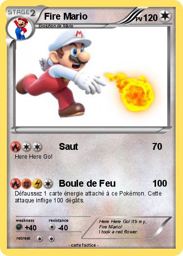 Pokemon Fire Mario