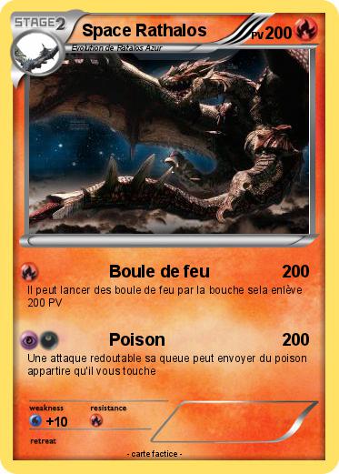 Pokemon Space Rathalos