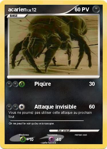 Pokemon acarien
