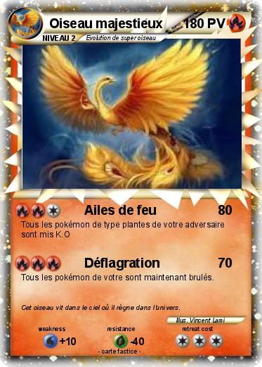 Pokemon Oiseau majestieux