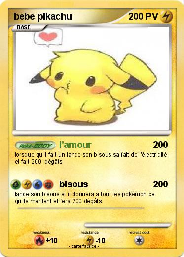 Pokemon bebe pikachu