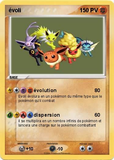 Pokemon évoli