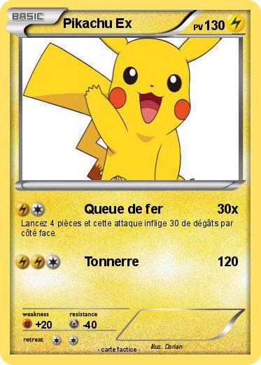 Pokemon Pikachu Ex