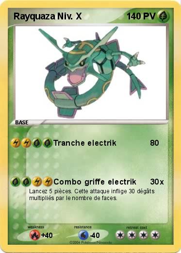 Pokemon Rayquaza Niv. X
