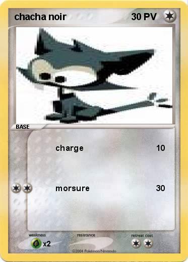 Pokemon chacha noir