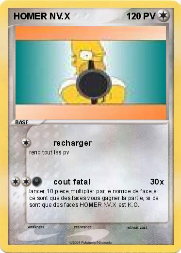 Pokemon HOMER NV.X
