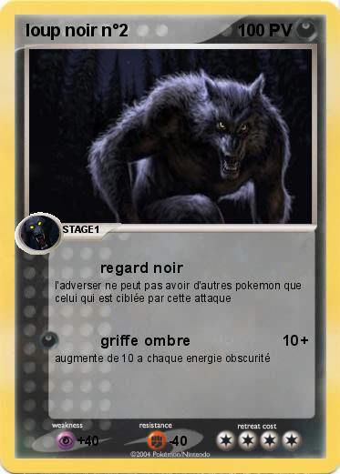 Pokemon loup noir n°2