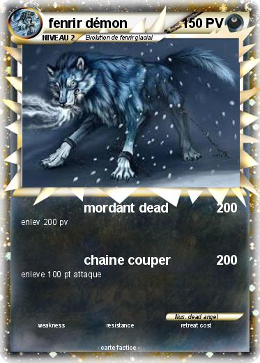 Pokemon fenrir démon