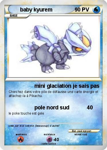 Pokemon baby kyurem
