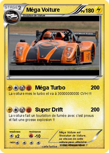 Pokemon Méga Voiture