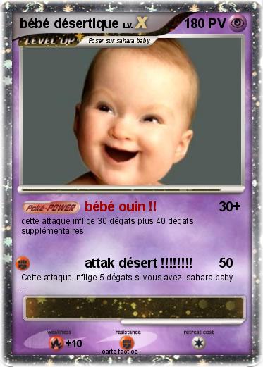 Pokemon bébé désertique