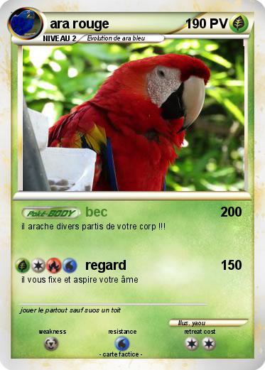 Pokemon ara rouge