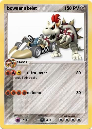 Pokemon bowser skelet