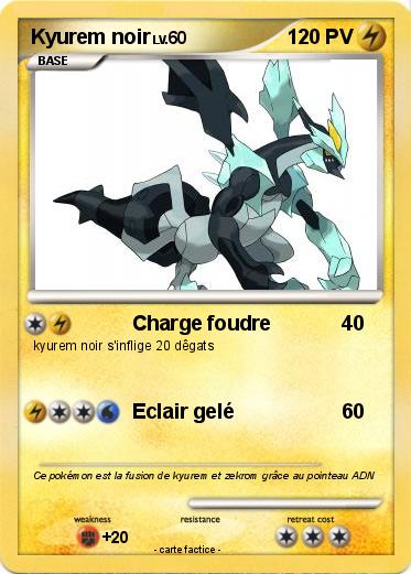 Pokemon Kyurem noir