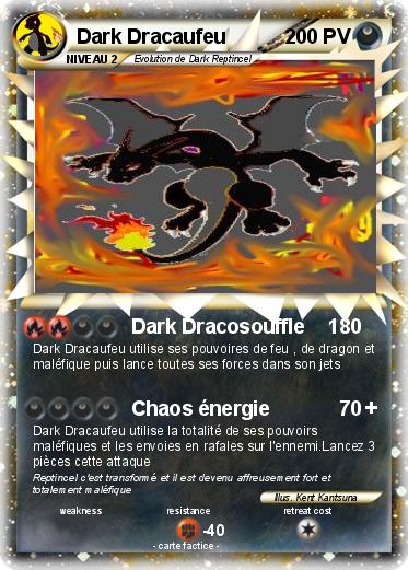 Pokemon Dark Dracaufeu