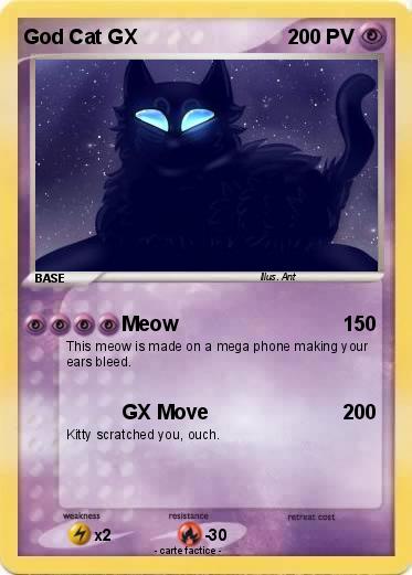 Pokemon God Cat GX