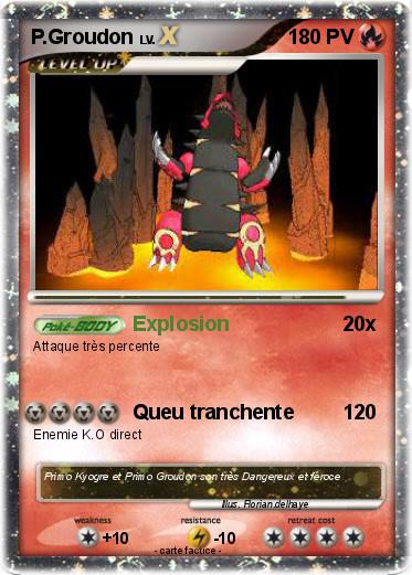 Pokemon P.Groudon