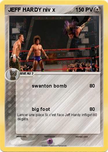 Pokemon JEFF HARDY niv x