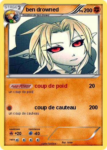 Pokemon ben drowned